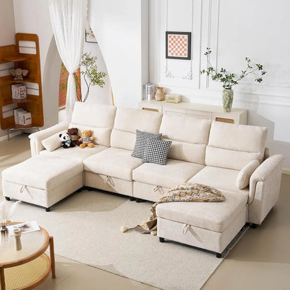 U-Shaped Oversized Sectional Couch