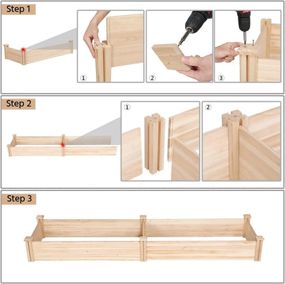 Wooden Raised Garden Bed