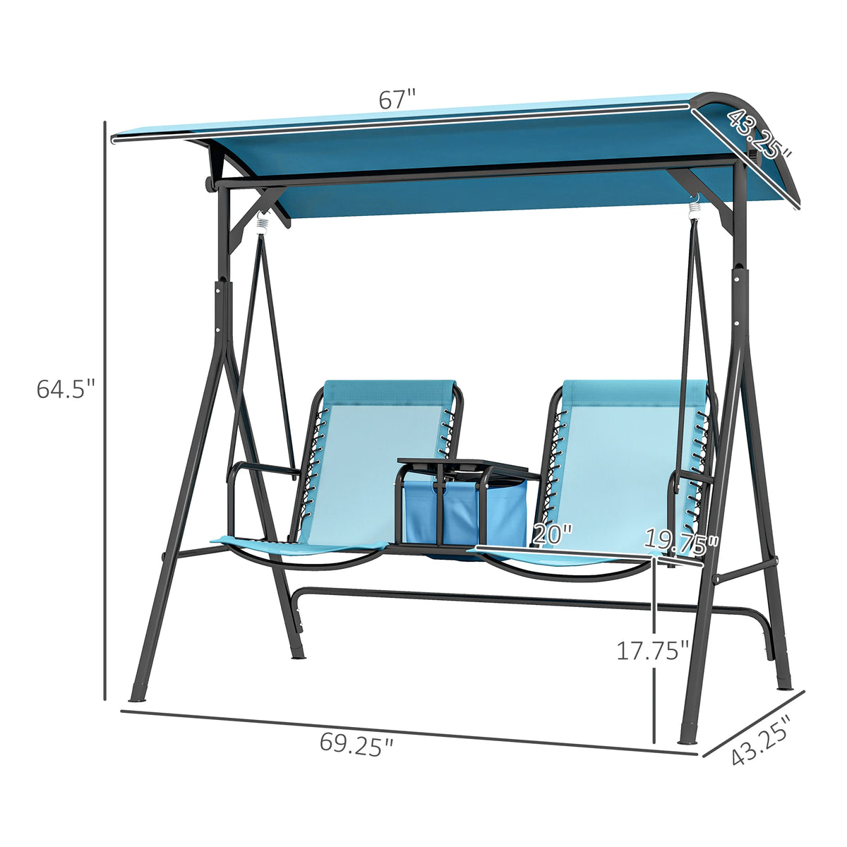 2 Person Outdoor Swing