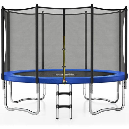 Outdoor Trampoline with Enclosure Net