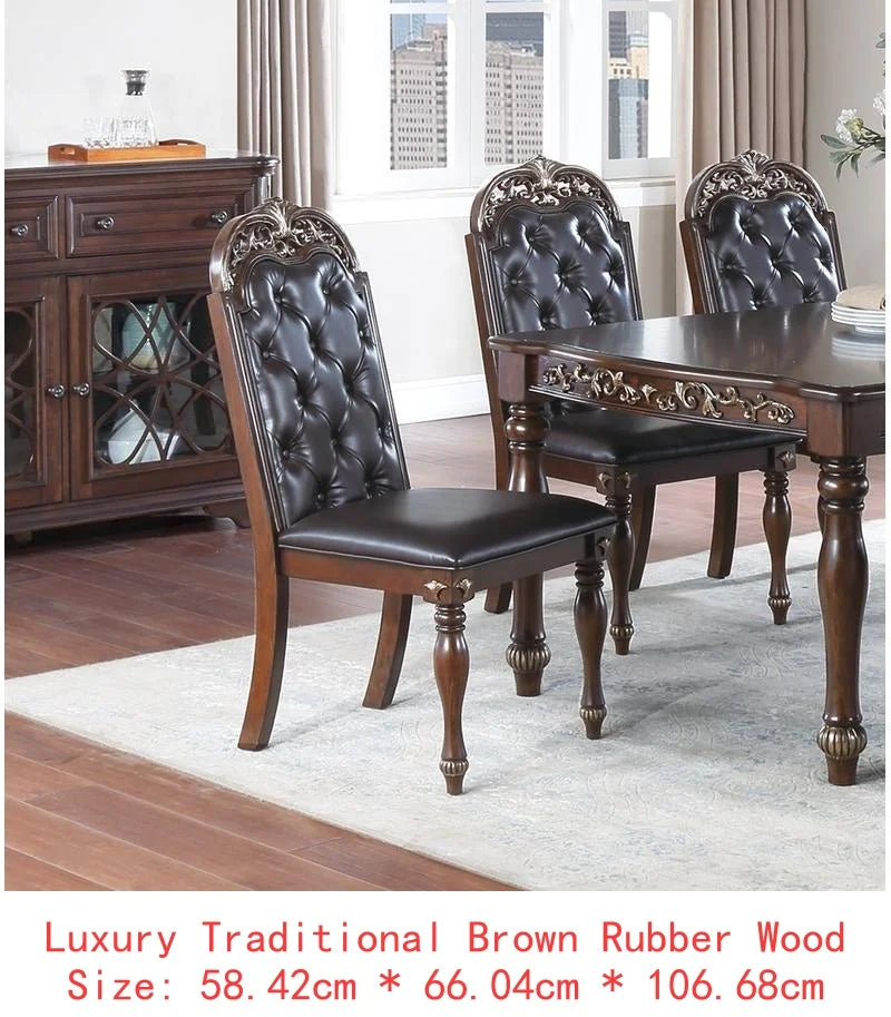 Formal Dining Table with 2 Leaves