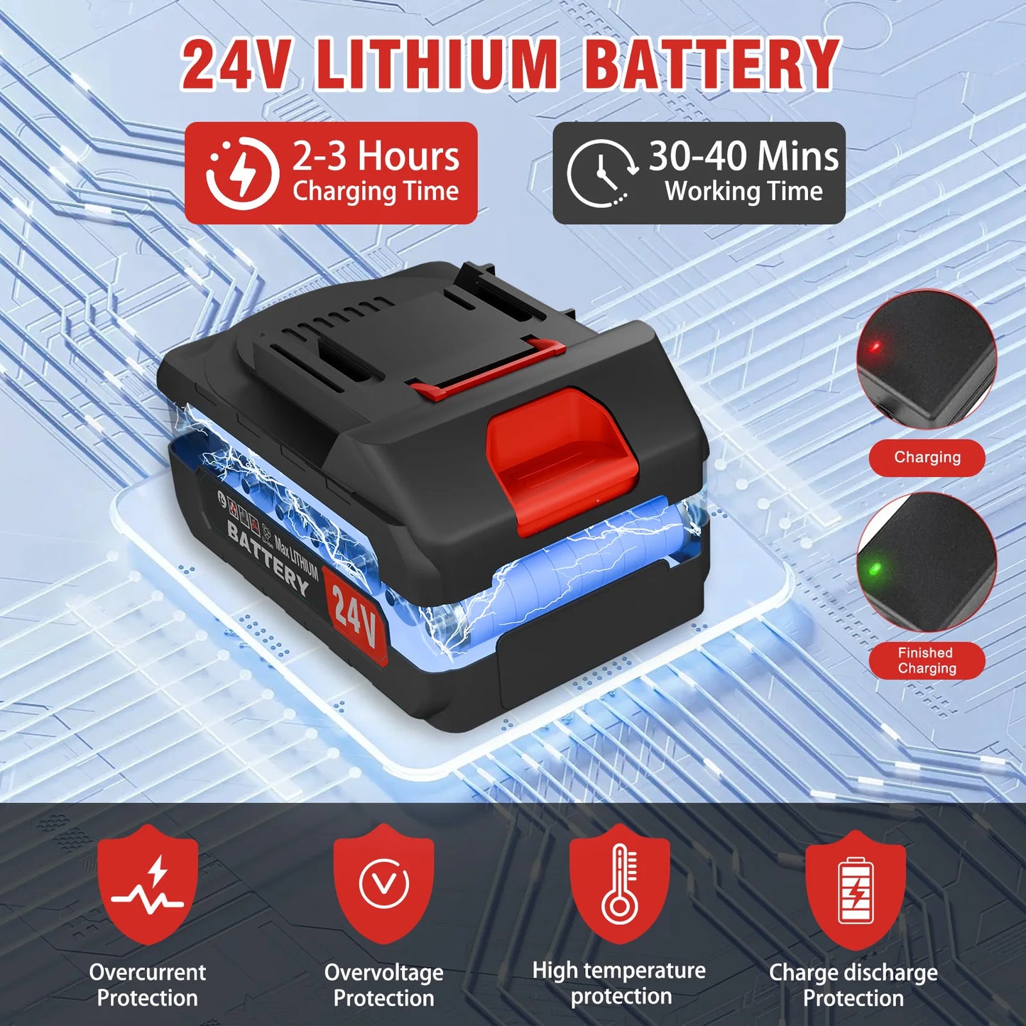 21V Cordless Weed Wacker