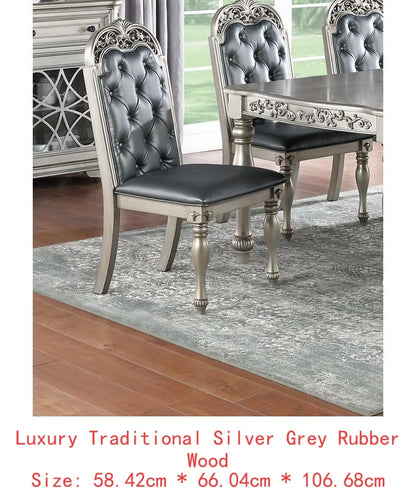 Formal Dining Table with 2 Leaves