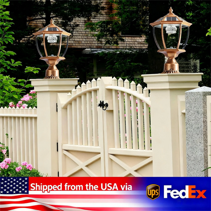 Solar Post Lamp with Automatic On/Off