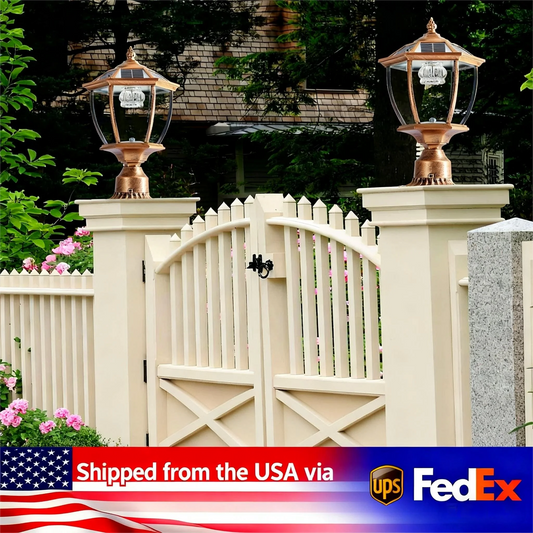 Solar Post Lamp with Automatic On/Off