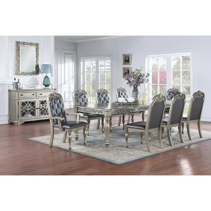Formal Dining Table with 2 Leaves