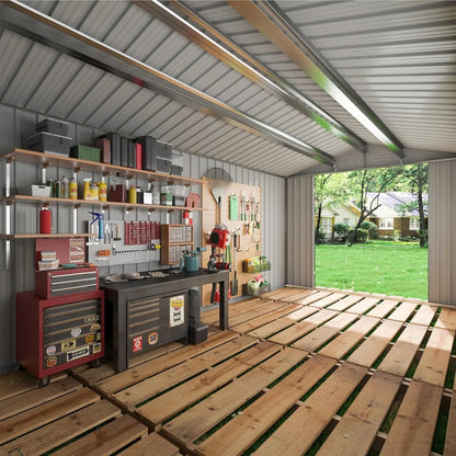 Outdoor Metal Storage Shed