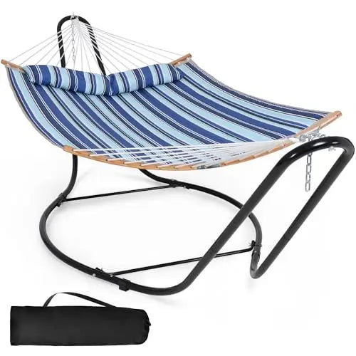 Double Outdoor Hammock With Stand