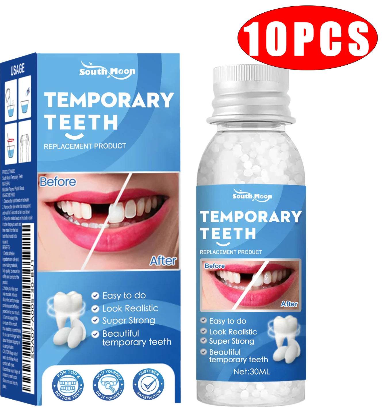 Resin Temporary Tooth Repair Granules