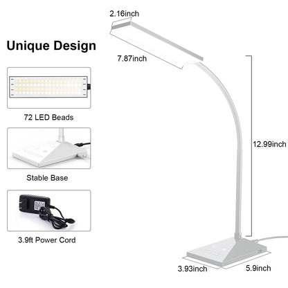 Desk Lamp Flexible Touch, Dimmable