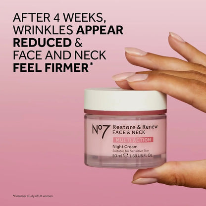 Multi Action Night Cream for Face & Neck