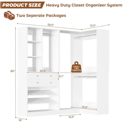 Corner Closet System