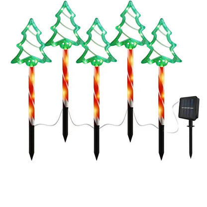 Solar Christmas Tree Lights, Outdoor Waterproof