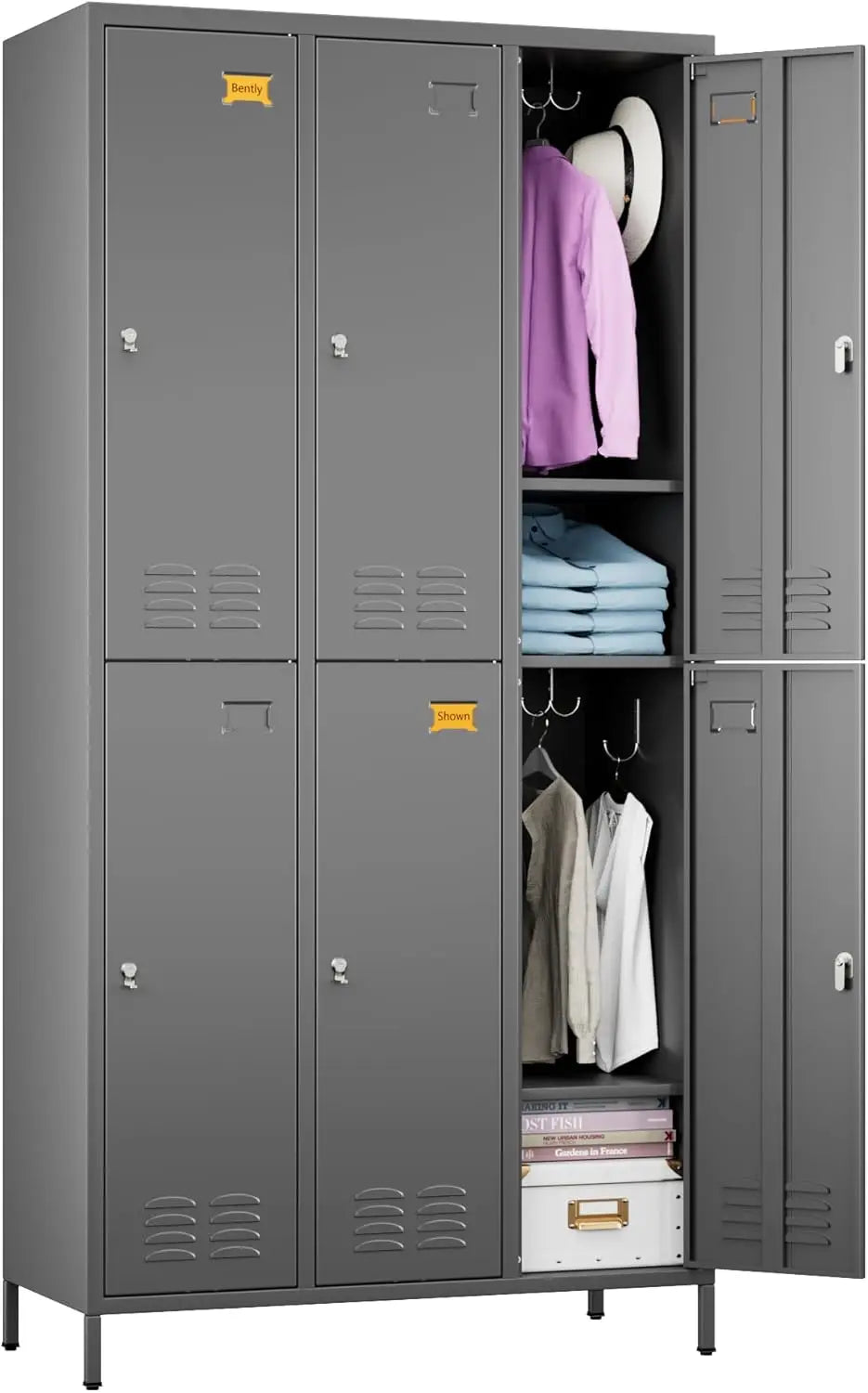 6-Door Metal Storage Locker
