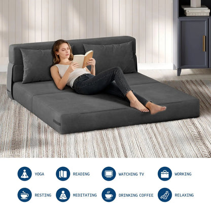 4-in-1 Folding Sofa Bed Convertible Sleeper