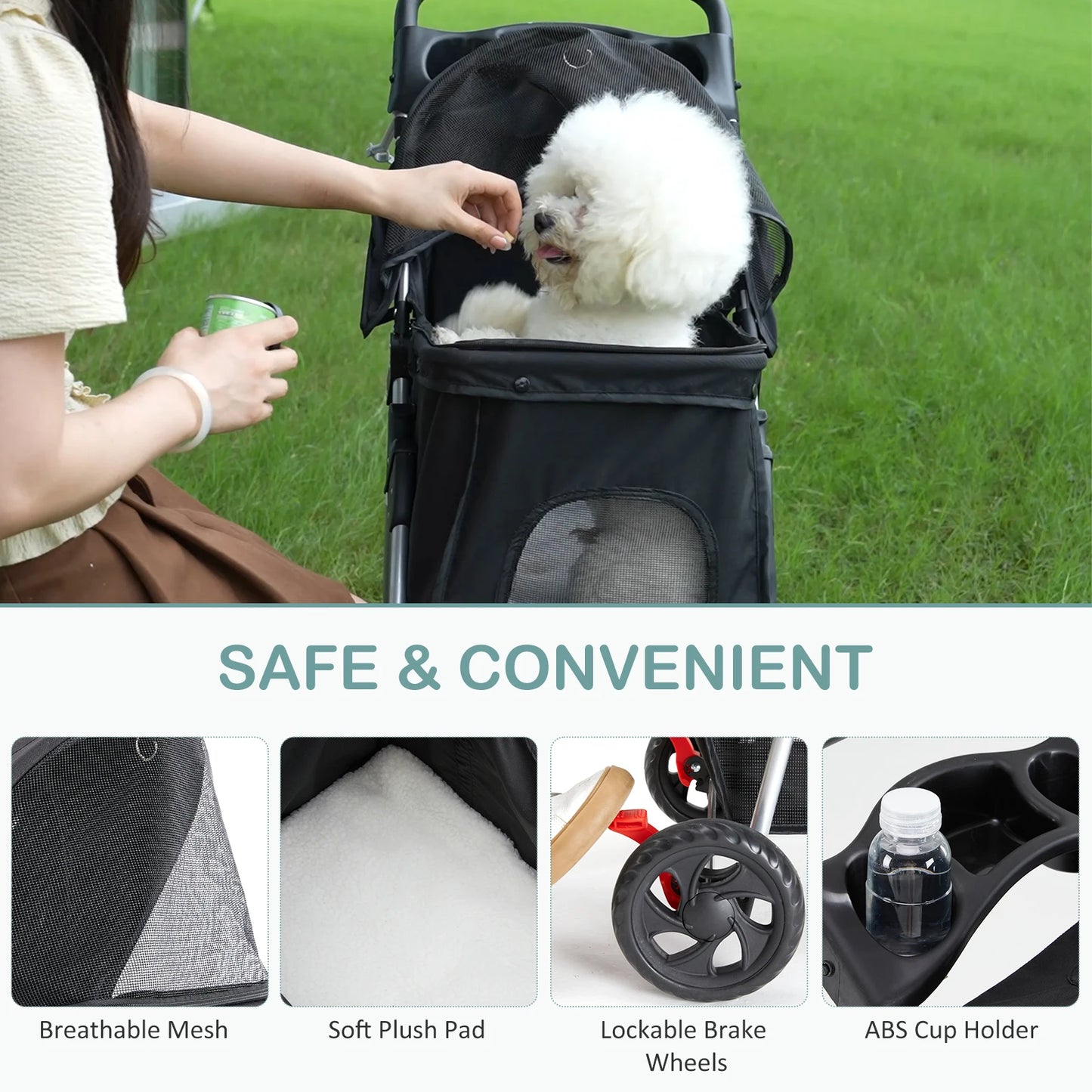 Foldable Pet Stroller