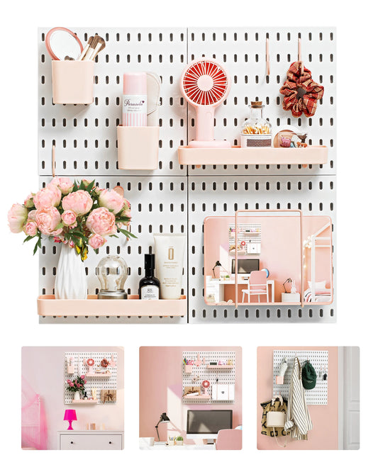 Deli Pink 4-pc Pegboard Combination Kit