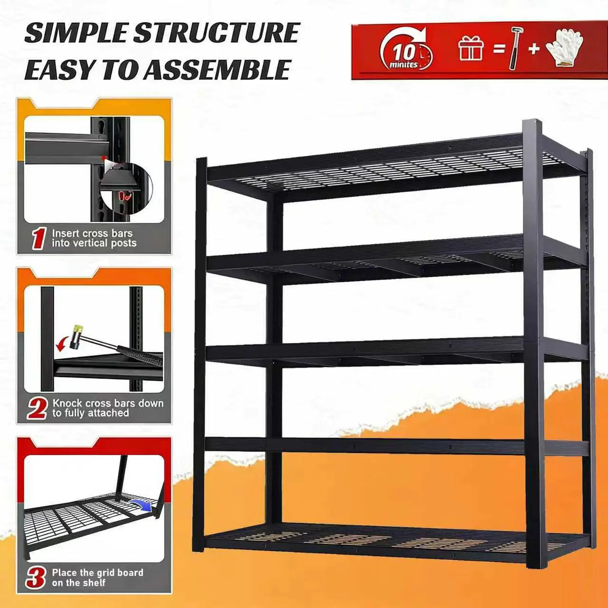 Commercial Grade Utility Rack