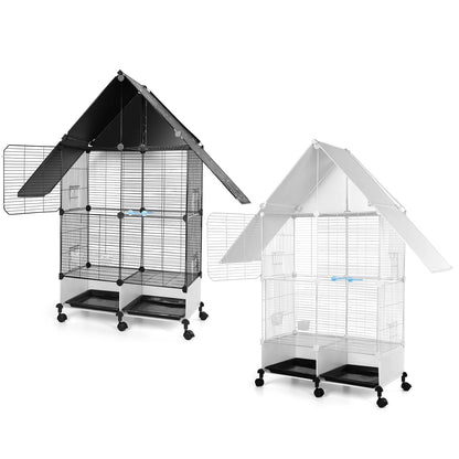 Bird Cage with Wheels