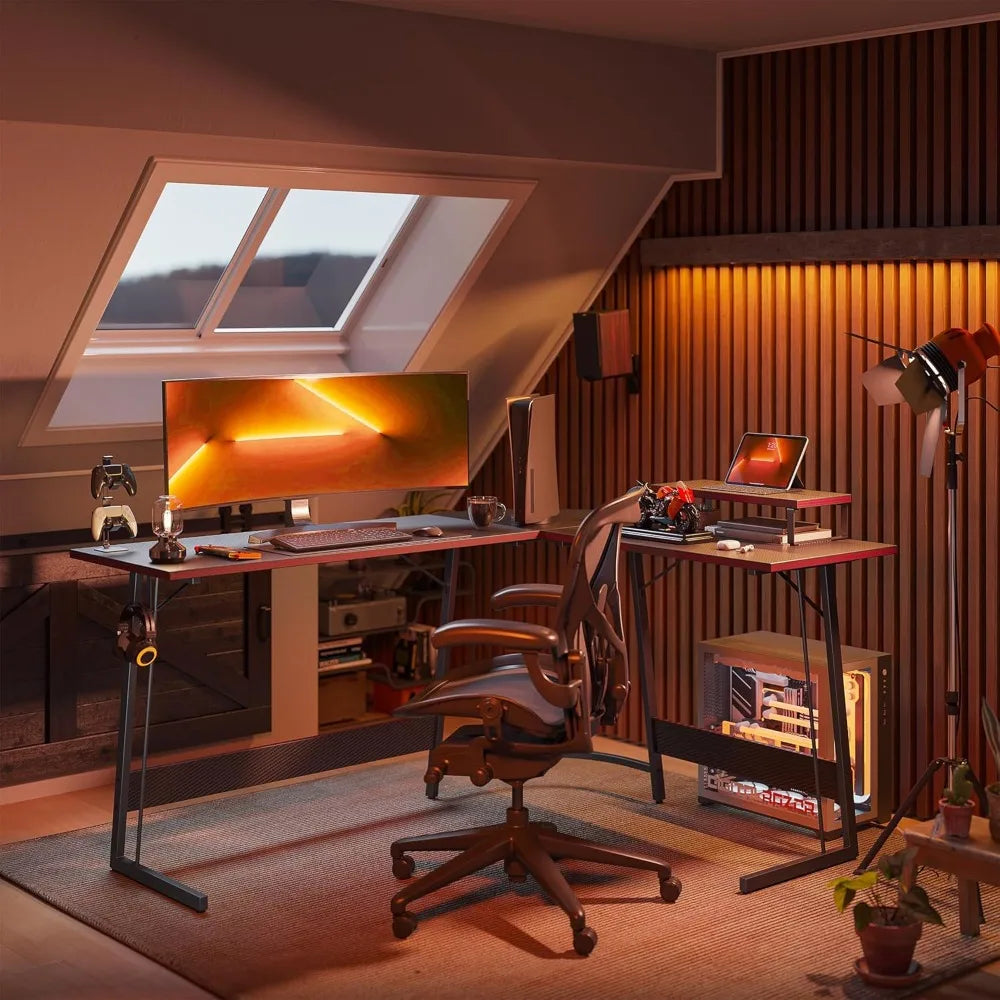 L-Shaped Gaming Desk