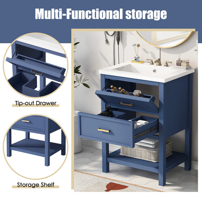 Bathroom Vanity with Top Sink