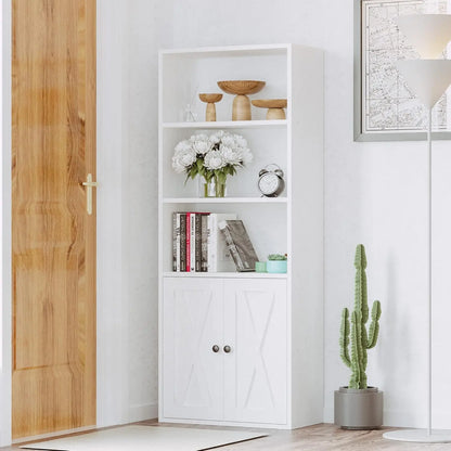 5 Shelf Display Storage Bookcase Shelves