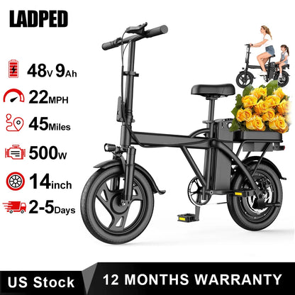 14'' Foldable Electric Bike