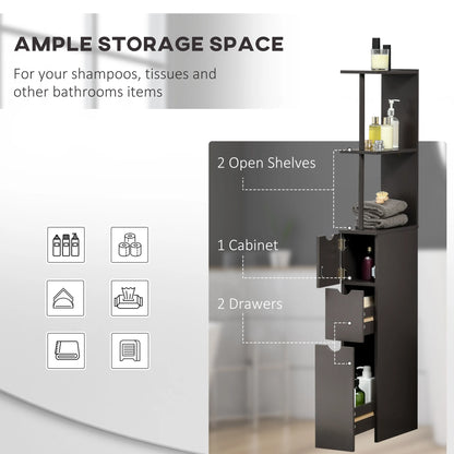 2-Tier Cabinet Shelf Storage Cupboard