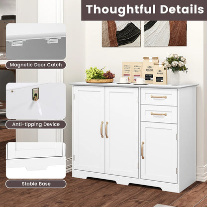 40" Sideboard Buffet Cabinet