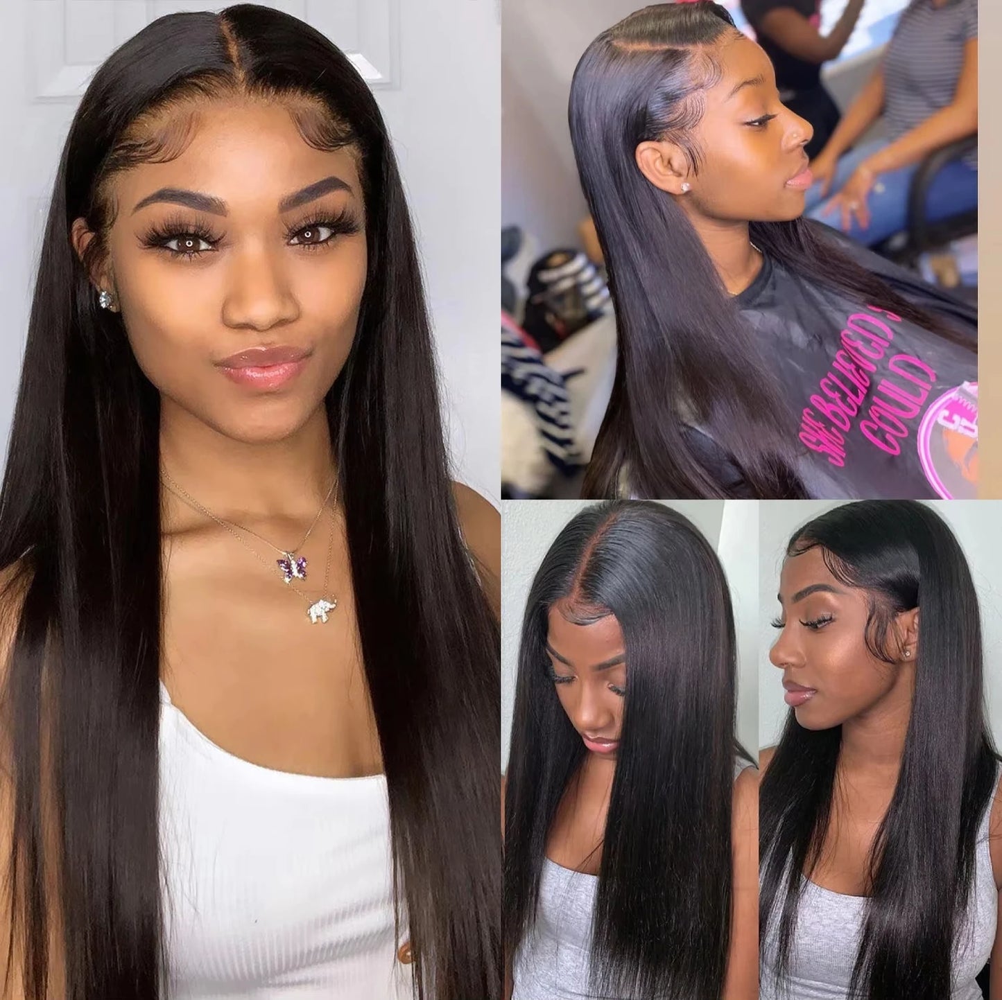 Straight Human Hair Wigs