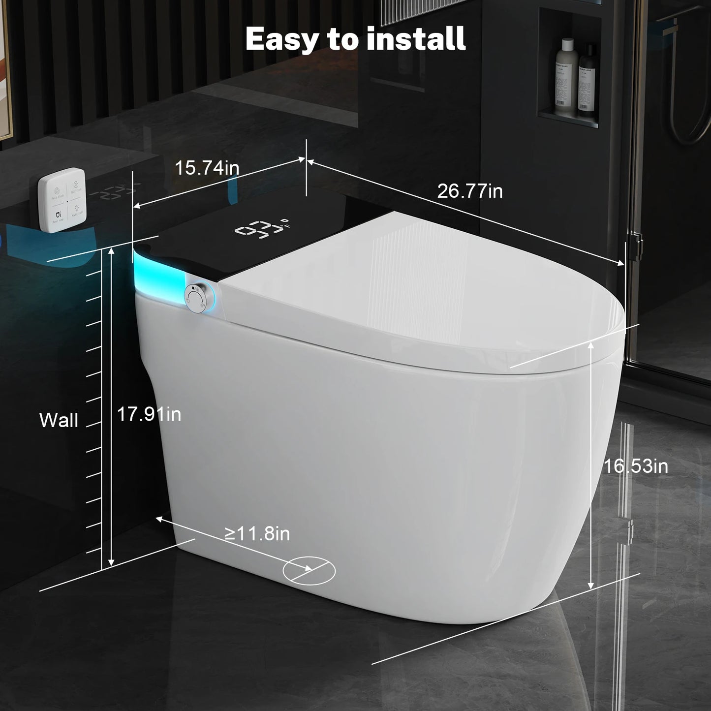 Heated Bidet Toilet Seat