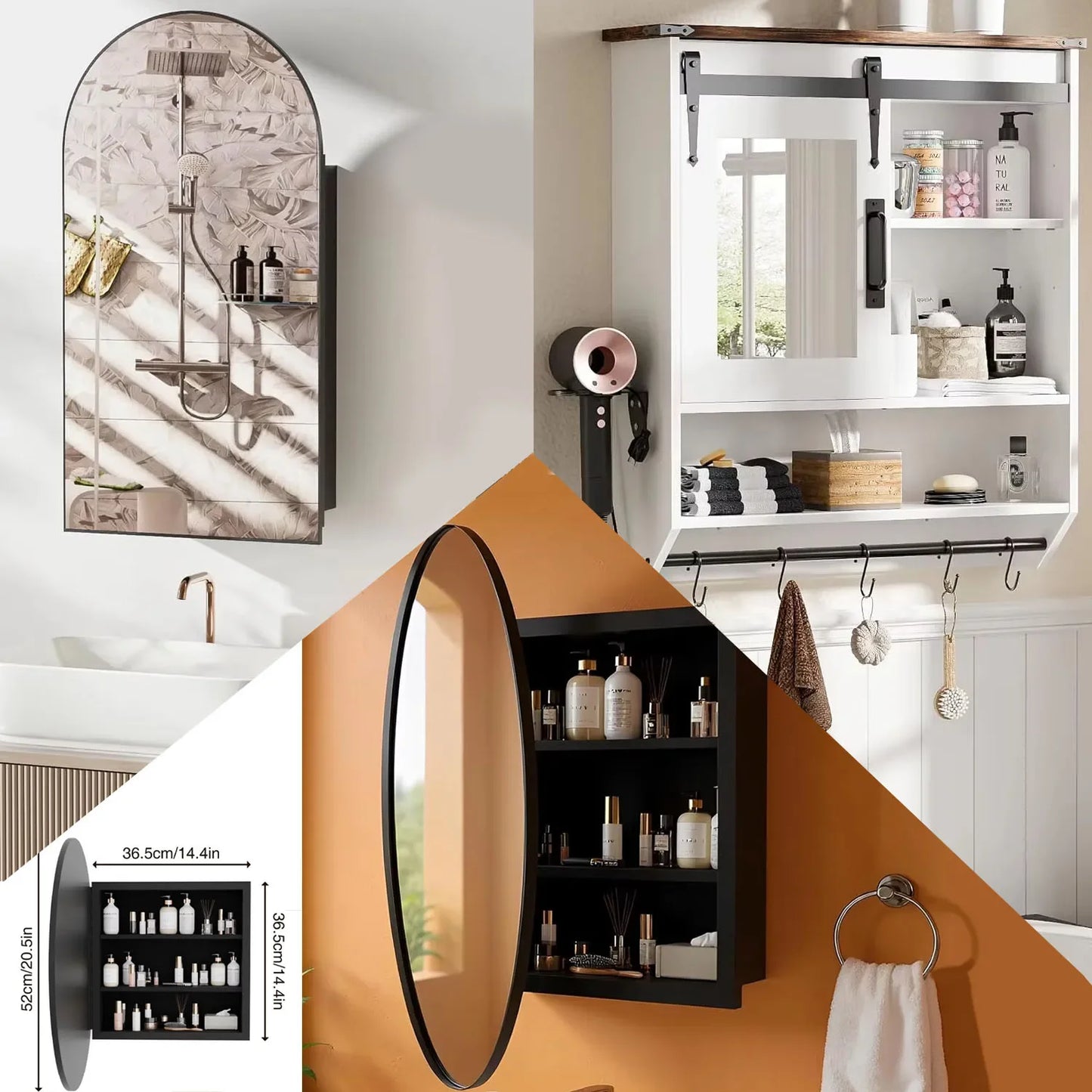 Bathroom Medicine Cabinet with Mirror