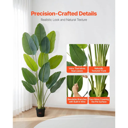 Realistic Bird of Paradise Silk Tree