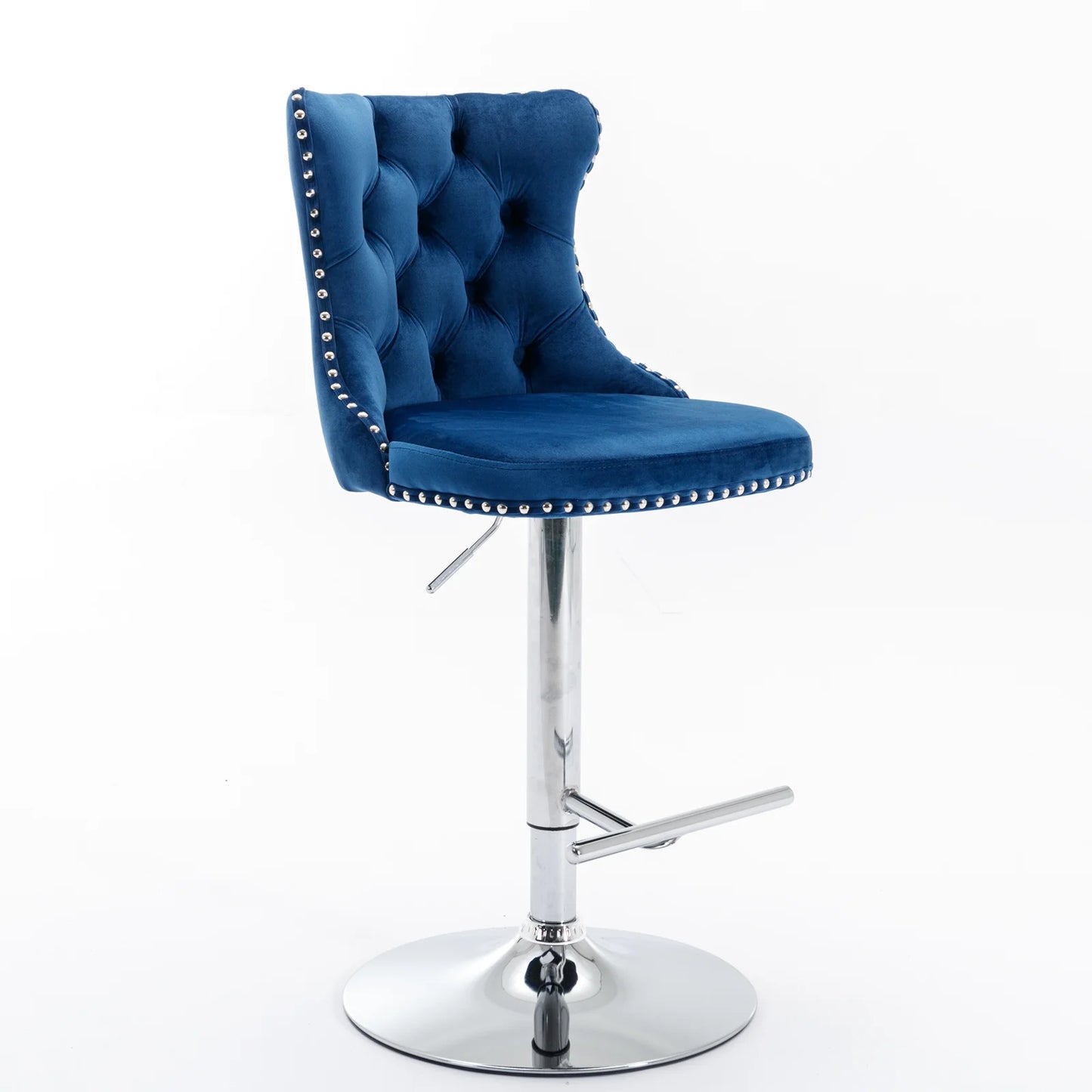 Swivel Velvet Bar Stools