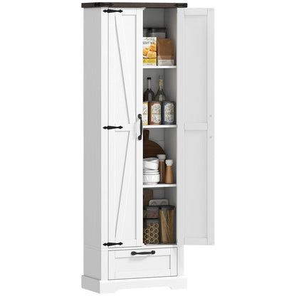 Farmhouse Storage Cabinet with Barn Doors