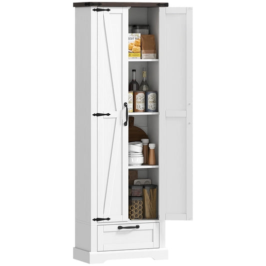 Farmhouse Storage Cabinet with Barn Doors
