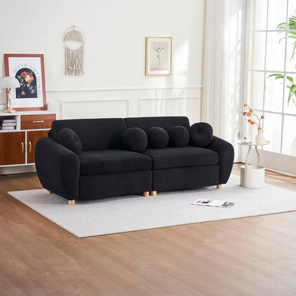 Modern Chenille Upholstered Sectional Couches