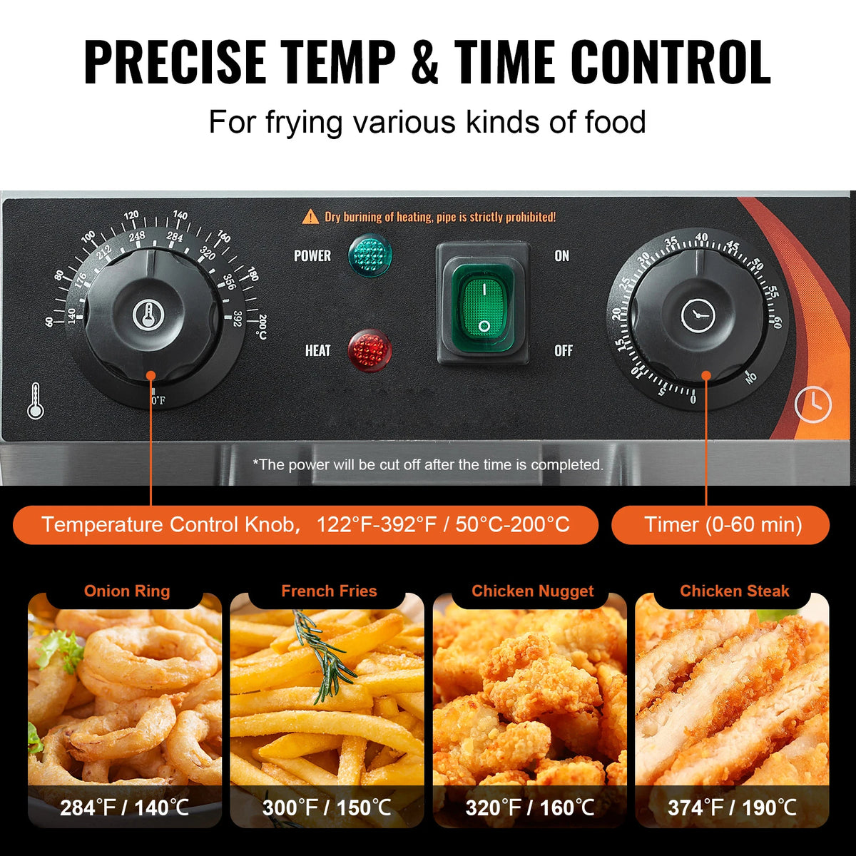 Electric Deep Fryer w/Dual Removable Tanks