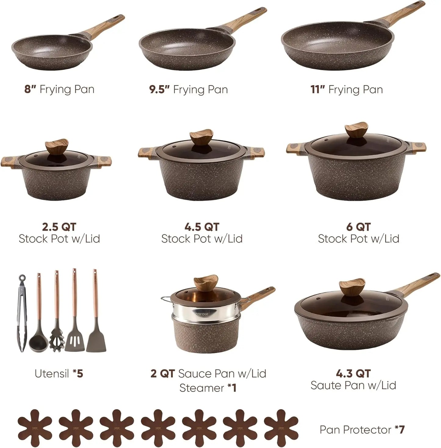 26-pc Non-Stick Cookware Set