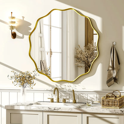 Decorative Wall Mirror with Deep Frame