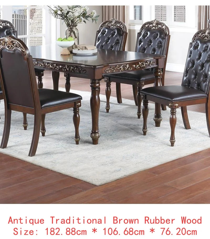 Formal Dining Table with 2 Leaves