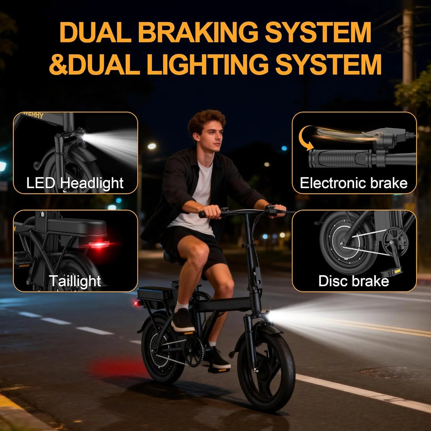 14'' Foldable Electric Bike