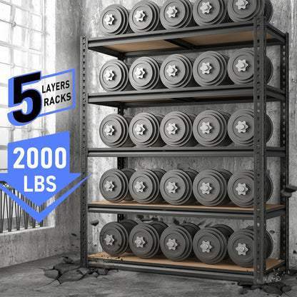 Heavy-Duty Industrial Metal Storage Shelves