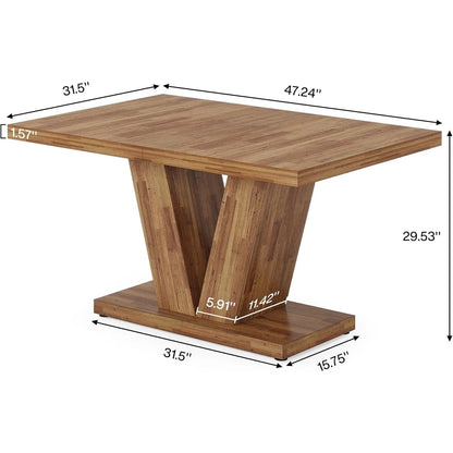 47-Inch Farmhouse Dining Table