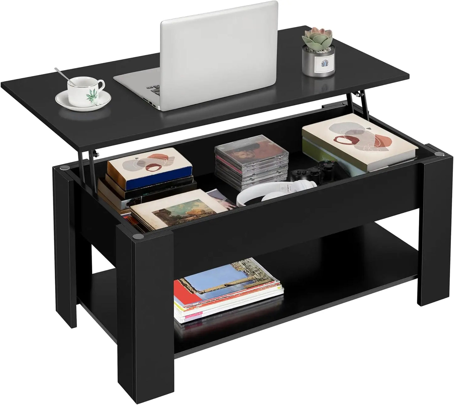 Lift Top Table with Hidden Storage