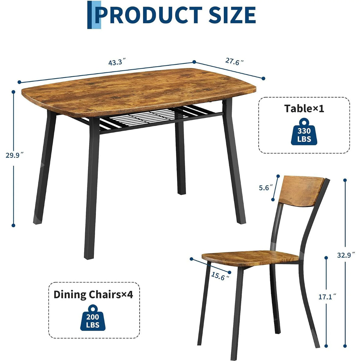 Kitchen Table And 4 Chairs