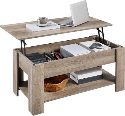 Lift Top Table with Hidden Storage
