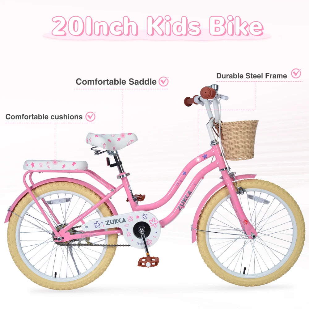 Girls' 20-inch Bike with Basket