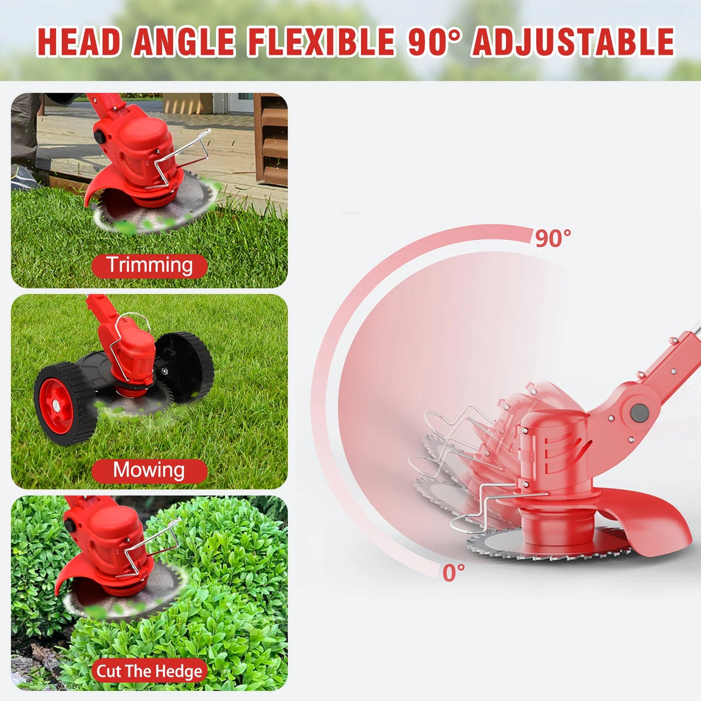 21V Cordless Weed Wacker