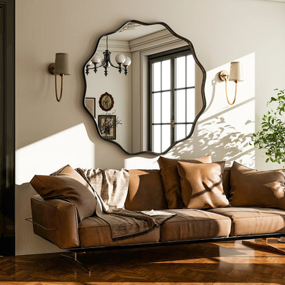 Decorative Wall Mirror with Deep Frame